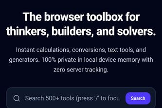 ToolHub: 500+ Free Tools in One Search Box