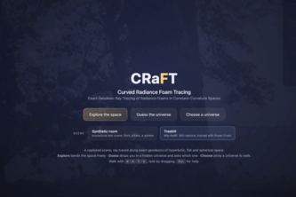 CRaFT: Curved Radiance Foam Tracing