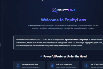 EquAiLens: Equity Research Agent