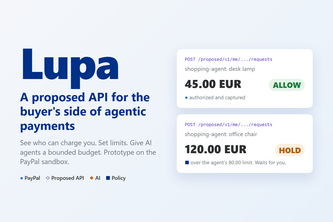 Lupa: a payment permissions API for AI agents