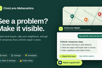 CivicLens — Community problem reporter