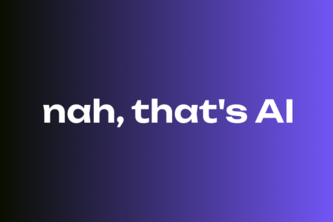 Nah, that's AI