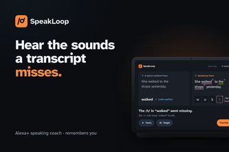 SpeakLoop — an Alexa+ speaking coach that remembers you