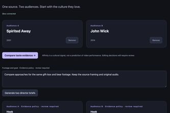 Timeline Studio — Taste Director