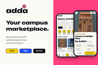 Adda: a marketplace just for your campus
