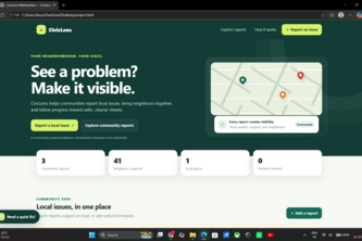 CivicLens — Community problem reporter