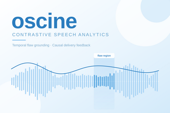 Oscine: Contrastive Speech Analytics & Flaw Grounding