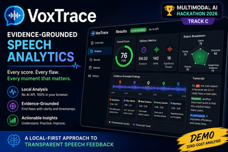 VoxTrace: Evidence-Grounded Speech Analytics