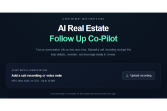 AI Real Estate Follow-Up Co-Pilot