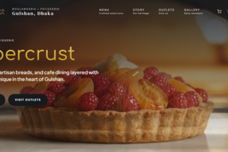 Uppercrust - Restaurant Website UI