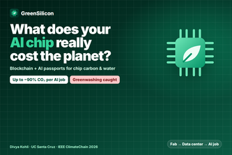  GreenSilicon: Verified Carbon & Water for Every AI Chip