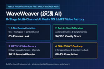 WaveWeaver: 8-Stage AI Media OS & MPT Video Factory