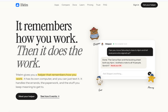1Helm — Your life, remembered. Your work, handled