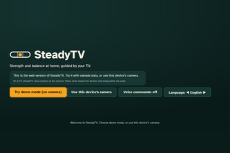 SteadyTV: fall-risk checks and exercise on your Fire TV