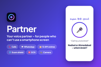 Partner – Voice Assistant for People Who Can't Use Screens