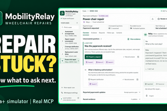 MobilityRelay: Clarity for Wheelchair Repairs