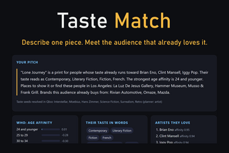 Taste Match