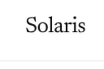 Solaris labs