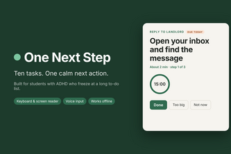 One Next Step