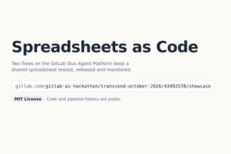 Spreadsheets as Code