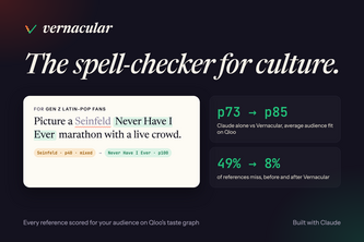 Vernacular: the spell-checker for culture