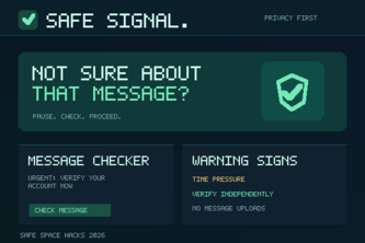 SafeSignal — A Second Opinion Before You Click
