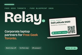 Relay: Corporate Laptop Partners for Free Geek Toronto