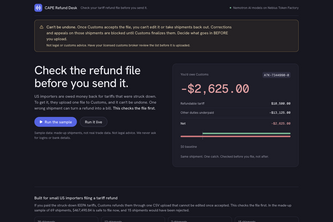 CAPE Refund Desk