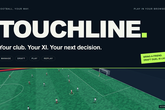 Touchline — Play, Manage & Analyze