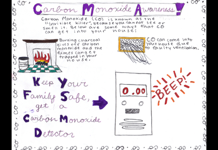 Carbon Monoxide Awareness Poster Contest On Carbon Monoxide Safety