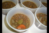 Lentil and Veg: soup for a cold day