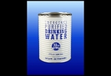Canned Emergency Water with a 30+ Year Shelf Life