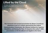 Lifted by the Cloud - a vision of cloud based accessibility by Wayne Caswell, Modern Health Talk