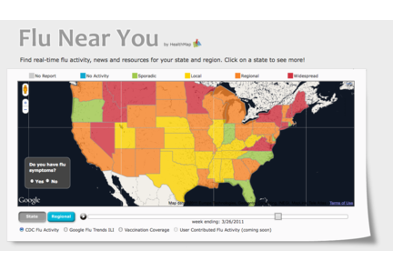 Flu Near You by HealthMap | CDC Flu App Challenge