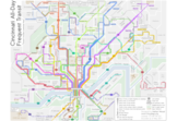 Cincinnati Frequent Transit Map