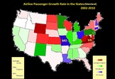 Airline Passenger Growth Rate