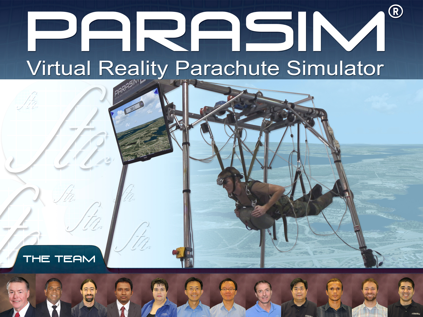 PARASIM Virtual Reality Parachute Training Simulator Tibbetts