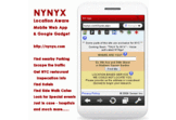 NY Nyx - Location aware Mobile Web App