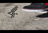 Live above it, put it out before it puts you out.