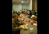 Yurok Tribe's enjoying feasting at the Klamath River Clean-up Event