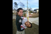 Free food here: An AmeriCorps NCCC team works to make a difference on Make a Difference Day