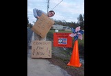 Free food here: An AmeriCorps NCCC team works to make a difference on Make a Difference Day