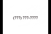 (777) 777-7777
