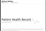 Robert Lewis's Patent Health Record Document