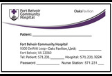 Patient Information Card