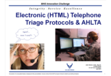 Electronic (HTML) Telephone Triage Protocols & AHLTA