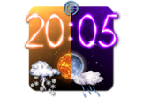 Countdowns, Weather & Clock Live Wallpaper