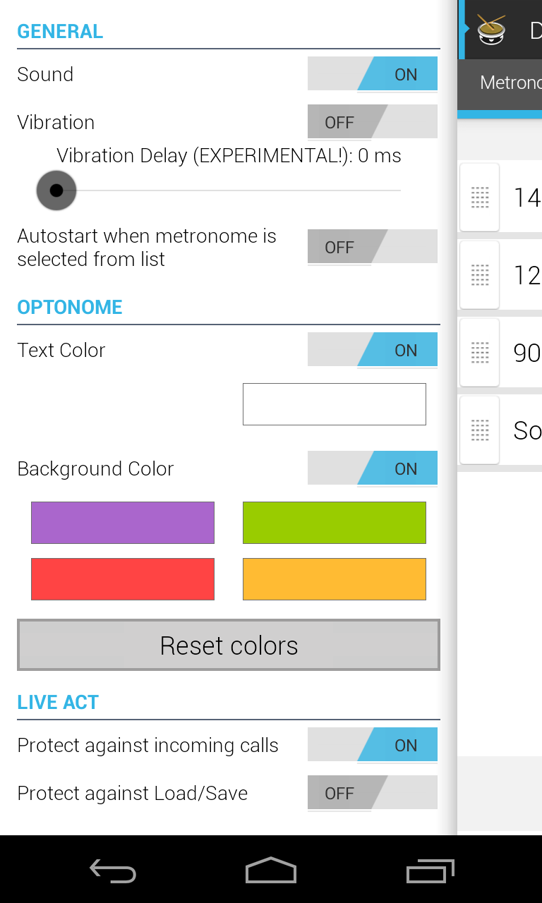 Drummer's Metronome The Tactrick Android Developer Cup