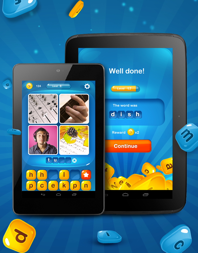 Pics & Words - 4 Pics 1 Word | The Tactrick Android Developer Cup