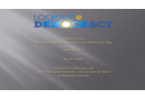 Democratizing our Democracy with Democratic Data 